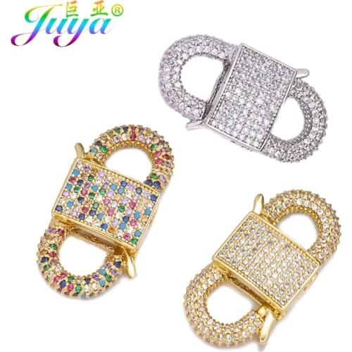 Juya DIY Pendant Locket Handmade Carabiner Screw Lock Clasps Accessories For Needlework Fastener Hanging Chains Jewlery Making