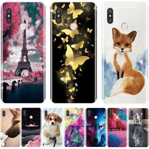 Soft TPU Silicone Phone Case For Xiaomi Mi Max Note 1 2 3 Cute Animals Back Cover For Xiaomi Mi Mix 1 2 2S 3 Case