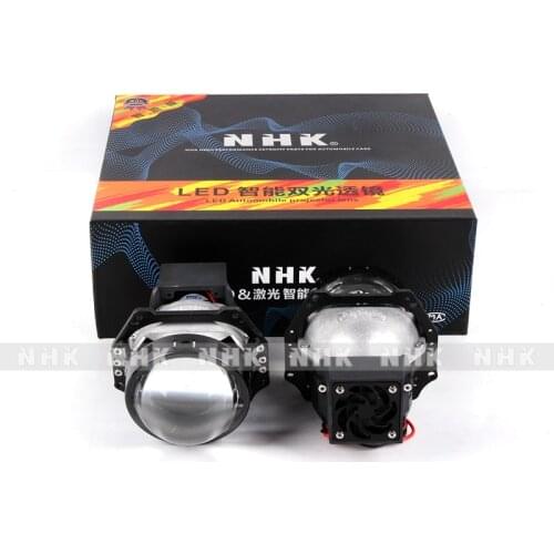 NHK Bi-LED Projector VIP Version 3.0inch LHD Dual light cup low beam 50W high beam 55W 6000K LED auto headlight car accessories