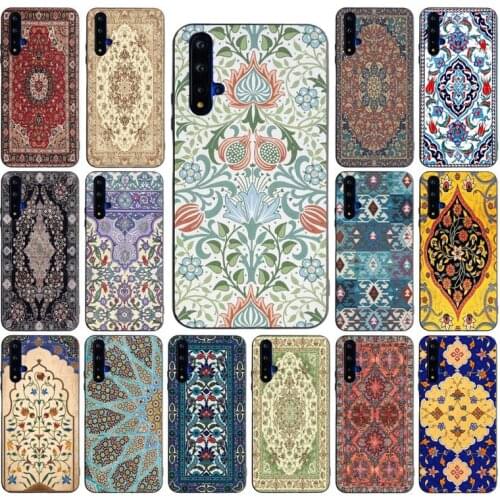 YNDFCNB Persian carpet Floral pattern Phone Case for Huawei Mate 20 10 9 40 30 lite pro X Nova 2 3i 7se