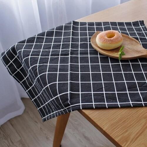 40x60cm Simple Cotton Linen Napkin Placemat Dining Table Background Cloth Decor Table Background Cloth