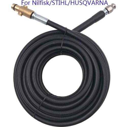 10 15 20 meters Sewer Drain Water Cleaning Hose For Nilfisk / STIHL / HUSQVARNA High Pressure Washers