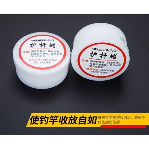 Fishing Rod Wax Lubrication Component Protective Fish Repair Maintenance Grease