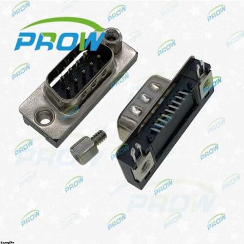 Ultra-thin type db head dr-9 core smt smd socket single-row db9 ultra-thin connector smd 9p 9pin PROW V