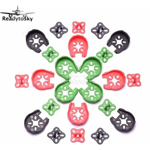 12pcs/lot Motor Guard Protector W/ Landing Gear Quad for 2204 2205 2206 2212 DIY RC Quadcopter Drone (Red Green Black)