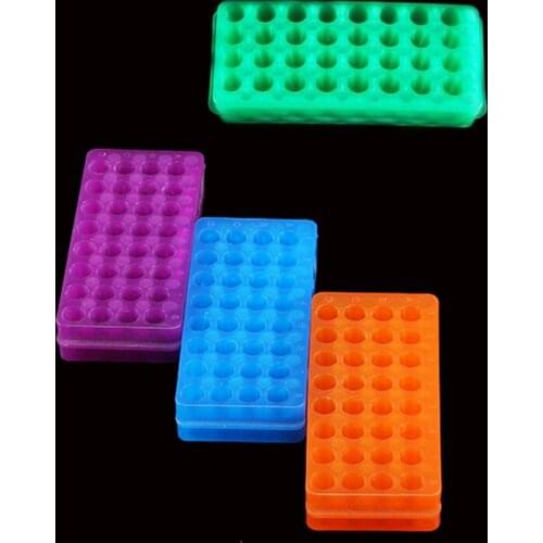 2pcs Lab 32holes Plastic 0.5ml / 1.5ml / 2ml Double Side Reversible Different Holes Pipe Holder Centrifuge Tube Rack