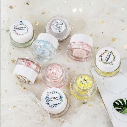 2020 Hot Sale Mixed Glitter Star Moon Face Eye Body Gel Waterproof Shimmer Cosmetics DIY Nail Art Decoration Kit