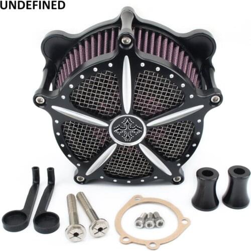 Motorcycle Air Cleaner Cross Crafts Air Filter Intake System For Harley Touring Road Glide Dyna FXR Softail Filtre a air moto