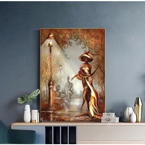 5D Diy Diamond Painting "Romantic Elegant Couple Lady" Diamond Embroidery Mosaic Cross Stitch Art Decoration Wall Gift