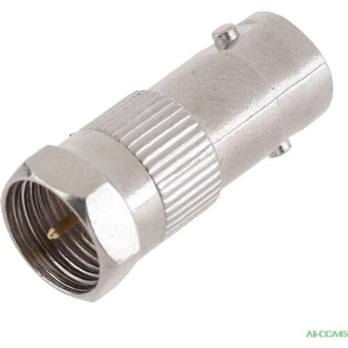 1pc BNC Female Jack to F-Type Male Plug RF Radio Antenna Coax Adapter F Male to BNC Female Coax Jack Connector