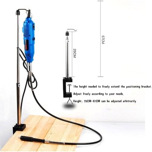 Grinder Power Accessories Tool Hanging Supporter Bracket Power Holder Mini Drill Flexible Shaft Support Multifunctional Grinder