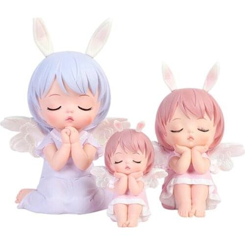 Annie Angel Doll Creative Figure Series Resin Crafts Fantasy Decoration Surprise Gift Doll Hand DIY Toys Collectibles Ornaments