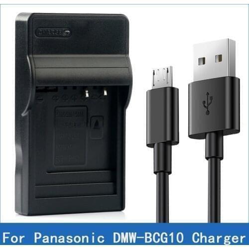 LANFULANG DE-A65B Battery Charger for Panasonic DMW-BCG10 and Lumix DMC-TZ20 DMC-TZ18 DMC-ZX1 DMC-TZ10 DMC-TZ7 DMC-TZ8