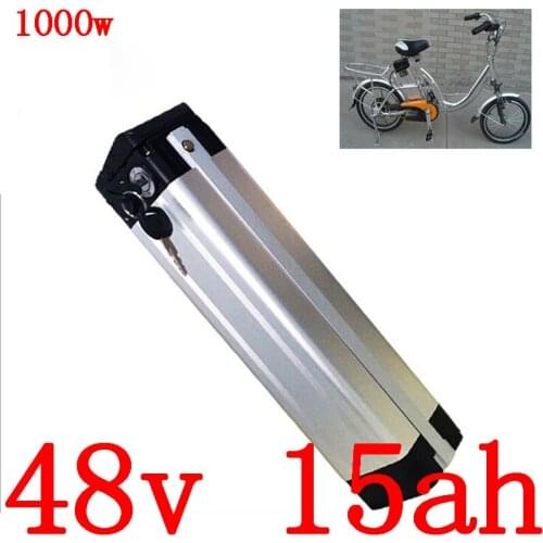 48V 1000W battery 48V 15AH electric bicycle battery 48V 10AH 13AH 15AH lithium ion battery Bottom discharge+2A charger free duty