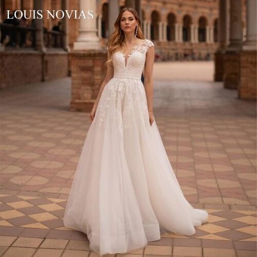 LOUIS NOVIAS V-neck Women Dresses