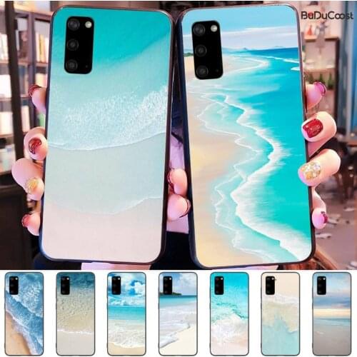 Chenel Summer Relax Beach Soft Phone Case Capa for Samsung Galaxy S10 S10E Lite s6 s7 s8plus s9plus S5 S20
