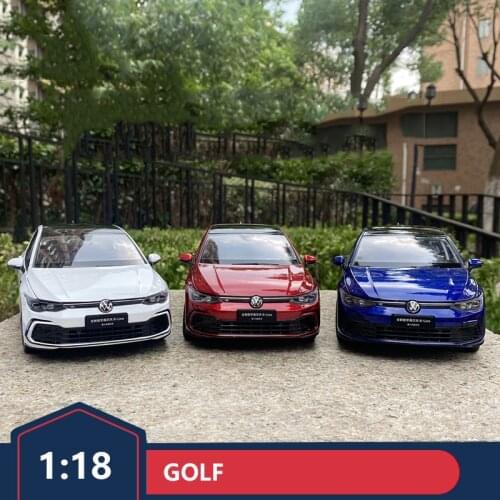 Original 1:18 FAW-Volkswagen Golf 8 R-LineGOLF eighth-generation simulation alloy car model