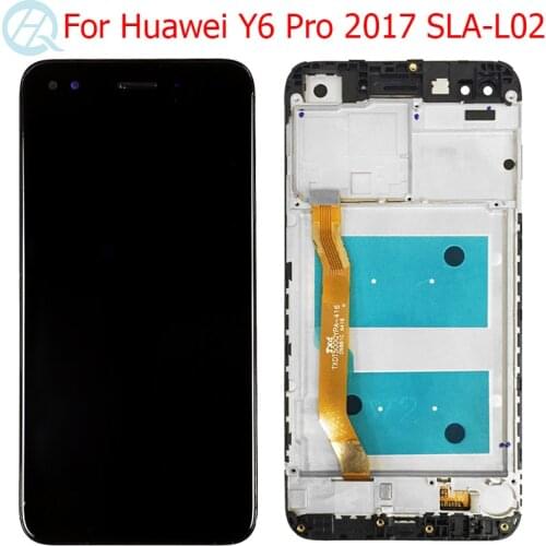 Original LCD For Huawei Y6 Pro 2017 Display WIth Frame 5.0" Huawei P9 Lite Mini LCD SLA-L02 L22 L03 Display Touch Screen
