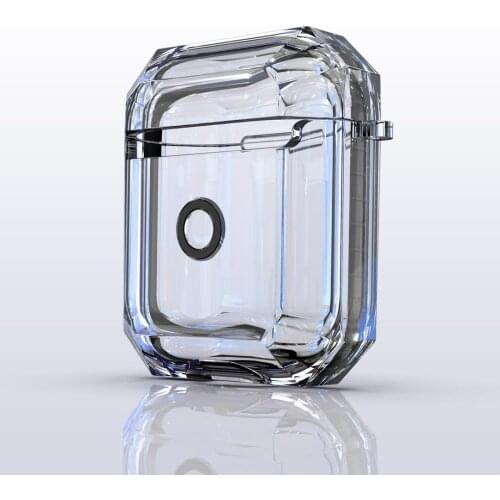 Transparent For Apple Airpods2 Wireless Fit for Bluetooth Headset Silicone Headphone lucency Case For Airpods2 Protective Cases