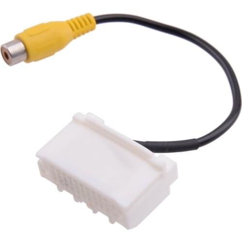 Backup Camera RCA Input Video Harness Plug To Radio Fit for Jeep Compass Grand Wrangler Commander Cherokee Liberty Patriot 2010