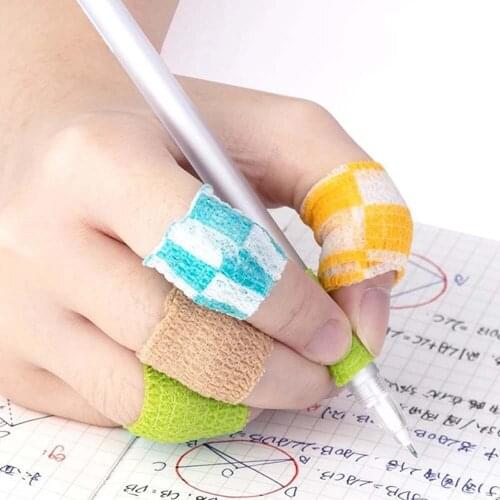 4.5M Self Adhesive Writing Wear-Resistant Tape Cartoon non-woven Student Finger Guard Tape Sports Elastic Bandage Knee Protector