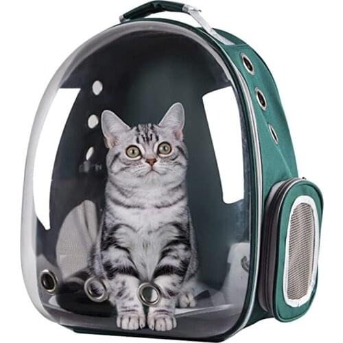 Outdoor Travel Space Capsule Cage Cat Carrier Bag Cat Cage Transport Backpack Bag Travel Portable Pet Breathable Dog Backpack