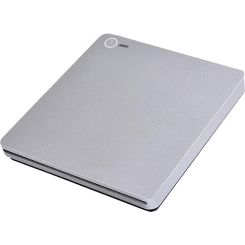 CD/DVD Burner Dual-Port Slot-Loading USB3.0/Type-C External Mobile Optical Drive