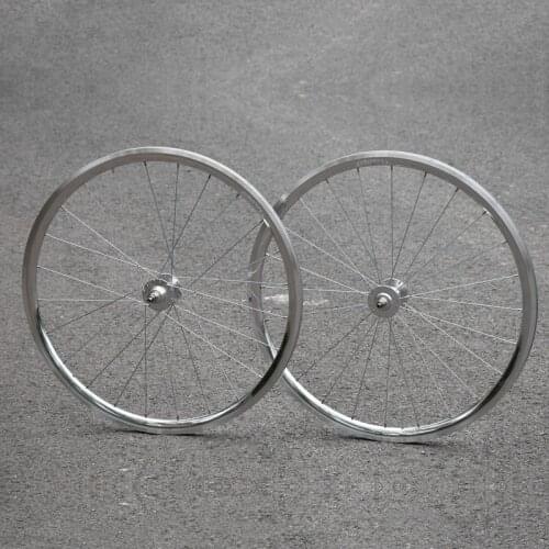 700C Aluminum Alloy Track Wheels Fixed Gear Wheelset Single Speed Bike High Strength Racing Wheels With 30mm 24 holes Silver Rim
