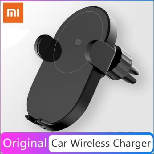 Xiaomi Mi 20W Max Qi Wireless Car Charger Intelligent Infrared Sensor Fast Charging Double cooling Car Phone Holder for Mi 9