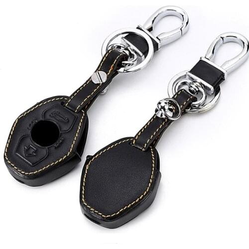Car Styling Genuine Leather Car Key Case Cover For Bmw X3 X5 Z3 Z4 3 5 7 Series E38 E39 E46 E83 1998-2005