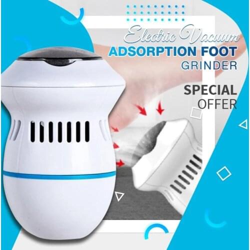 Electric Vacuum Adsorption Foot Grinder Foot File Vacuum Callus Remover Foot Files Clean Tools Feet Care for Hard Cracked Skin
