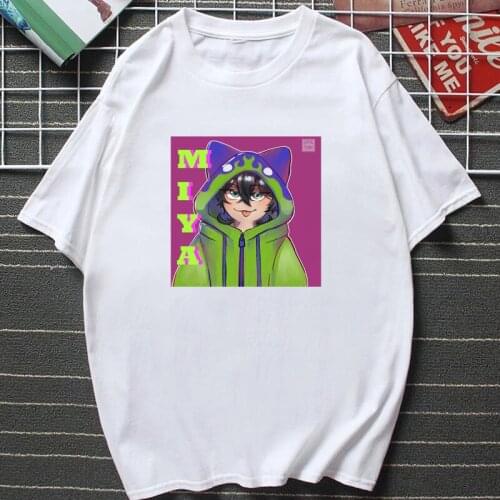 Anime SK8 The Infinity T Shirt for Men Kwaii Miya Reki Langa Cartoon Harajuku Tops Manga Skateboard Boys Cute Short-sleev Tee