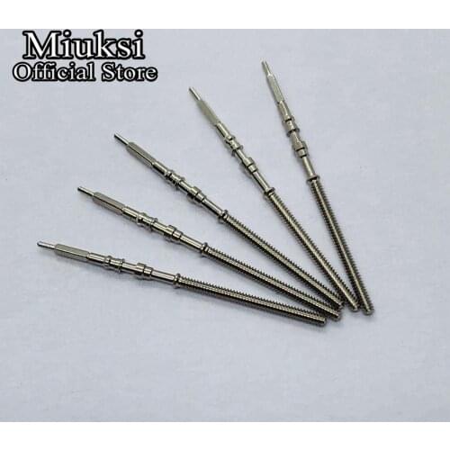 Miuksi stainless steel crown kit NH35 NH36 NH38 NH39 Movement Winding Stem