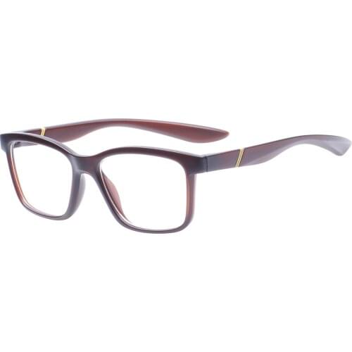 Fashion Men and Women TR90 Sports Eyewear Colorful Lightweight Rectangular Glasses Frame For Prescription Lenses