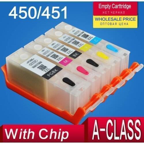 Permanent Chip For Canon ip7240 mg5440 mg5540 mg5640 PIXMA Printer Ink Cartridge Pgi450