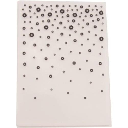 Plastic Embossing Folder Template DIY Scrapbook Photo Album Cards Flower Crafts-S001