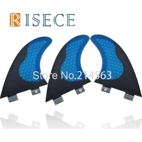 Half carbon fiber surfboard fin FCS carbon surfboard fins FCS honeycomb surf fins free shipping