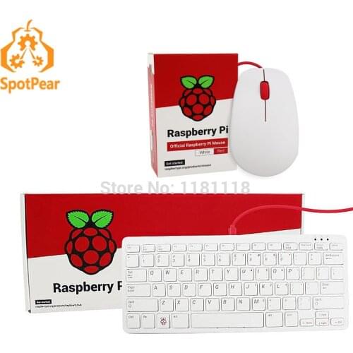 Raspberry Pi official keyboard mouse for Raspberry Pi 4B/ 3B+/3B/Zero W