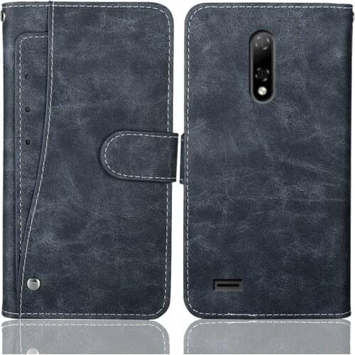 Luxury Wallet Ulefone Note 8P Case 5.5" Vintage Flip Leather Business Protective Cover For Ulefone Note 8P Case With Card Slots