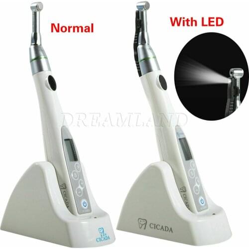 Dental Endo Motor (2 LED Holder) Root Canal 16:1 contra angle 9 program settings fit 25mm files