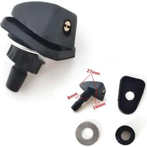 Universal Car Vehicle Front Windshield Washer Sprayer Nozzle Black Car Accessories Car Cleaning Car Accessories