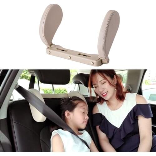 Universal Car Seat Headrest Pillow, Sleeping Headrest Memory Foam Neck Pillow Adjustable U-shaped Pillow