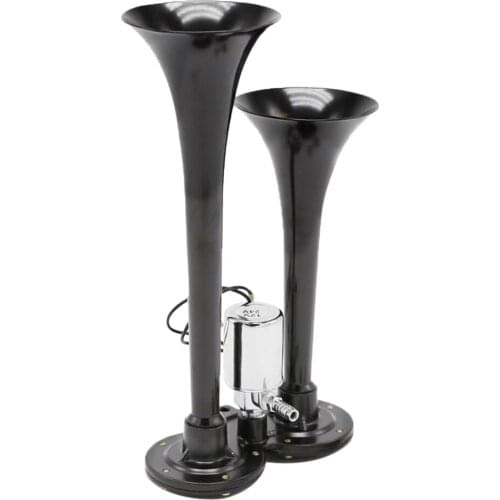 12V-24V 150DB Car Truck Train Boat Super Loud Triple Trumpet Air Horn Kits