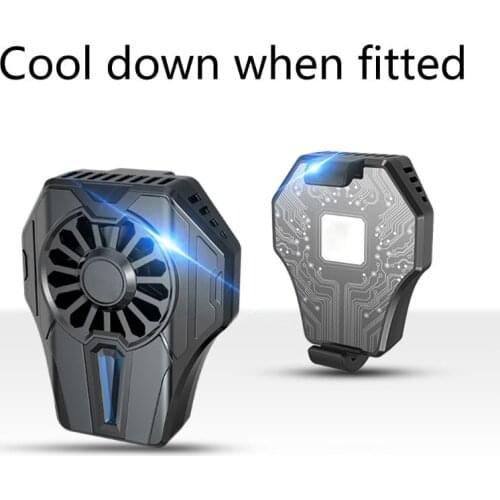 1pc Portable Mobile Phone Cooler Cooling Fan Radiator for iPhone Hua-wei Xiao-mi Kit