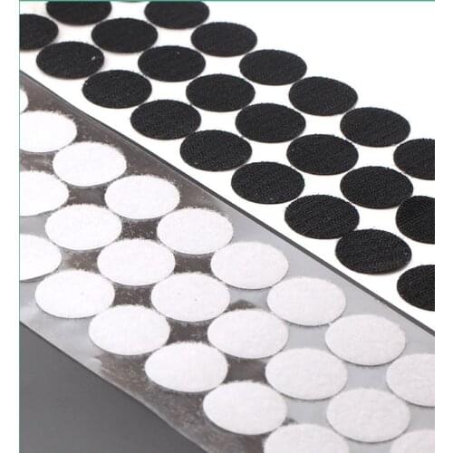 Hot sale 100Pairs Strong Self Adhesive Fastener Tape Dots Hook And Loop Magic Magic Nylon Sticker DIY Accessorie
