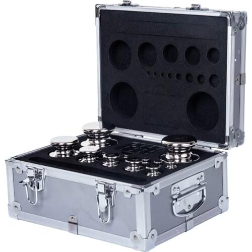 F1 class Density 7.9g/cm3 2kg-1mg SUS304 OIML Passed Weights Set