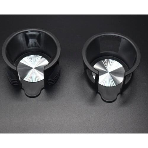 2Pcs Silver Mental Car Water Cup Holder For Land Rover Range Rover LR3 LR4 OEM LR087454