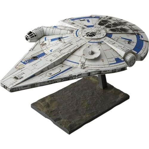 Bandai A Star Wars Story Spaceship 1/144 Millennium Falcon Fighter Assembled Model Kids Toys