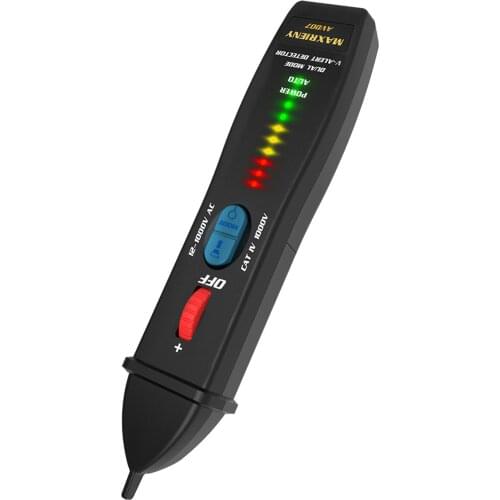 MAXRIENY AVD07 Voltage Detector Intelligent Voltage Tester Pen with Fashlight Function Auto and Manual Sensitivity Adjustment