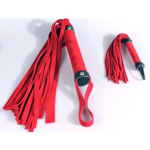 2 in 1 spanking 60cm+30cm suede leather flogger, handmade lashing Horse whip, flirting sexy leather lash Knout sex toys